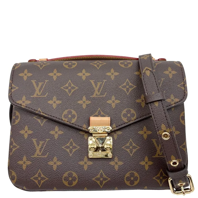Louis Vuitton Metis Pochette Monogram Canvas Crossbody Bag Brown in Brown Coated canvas from Dallas Designer Handbags