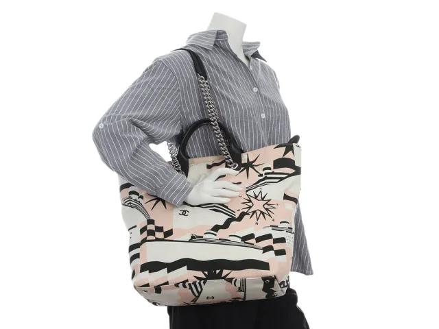Chanel Large La Pausa Bay Shopping Tote in Canvas from Ann's Fabulous Finds, photo 9 of 9