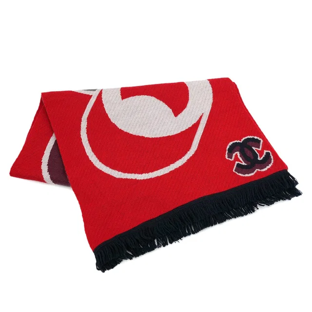 Chanel Cocomark Winter Scarf Multicolor Cashmere Accessory in Multicolor Cashmere from Luxury Promise
