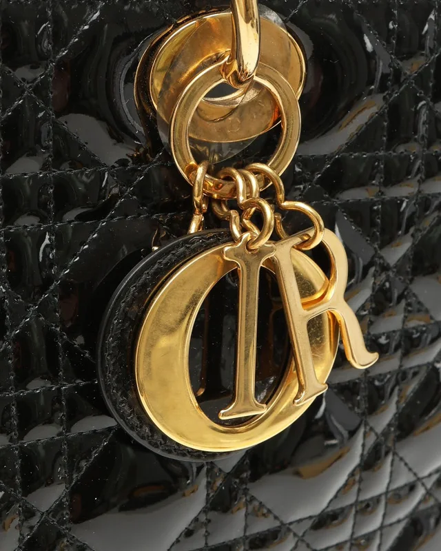 Large Patent Lady Dior Bag in Patent leather from A Retro Tale, photo 6 of 12