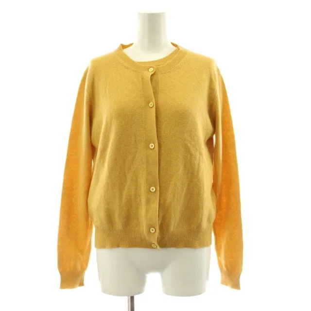Prada Ensemble Knit Cardigan Long Sleeve Inner Short Wool Cashmere Blend 38 in Cashmere from The Reluxe
