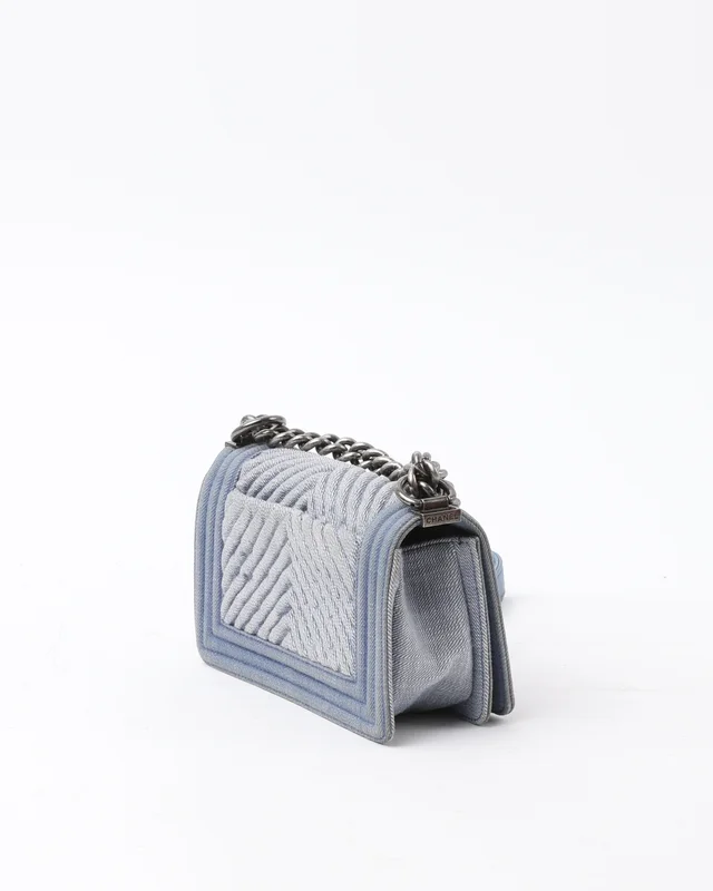 Chanel Small Denim Boy Bag in Denim from A Retro Tale, photo 3 of 9