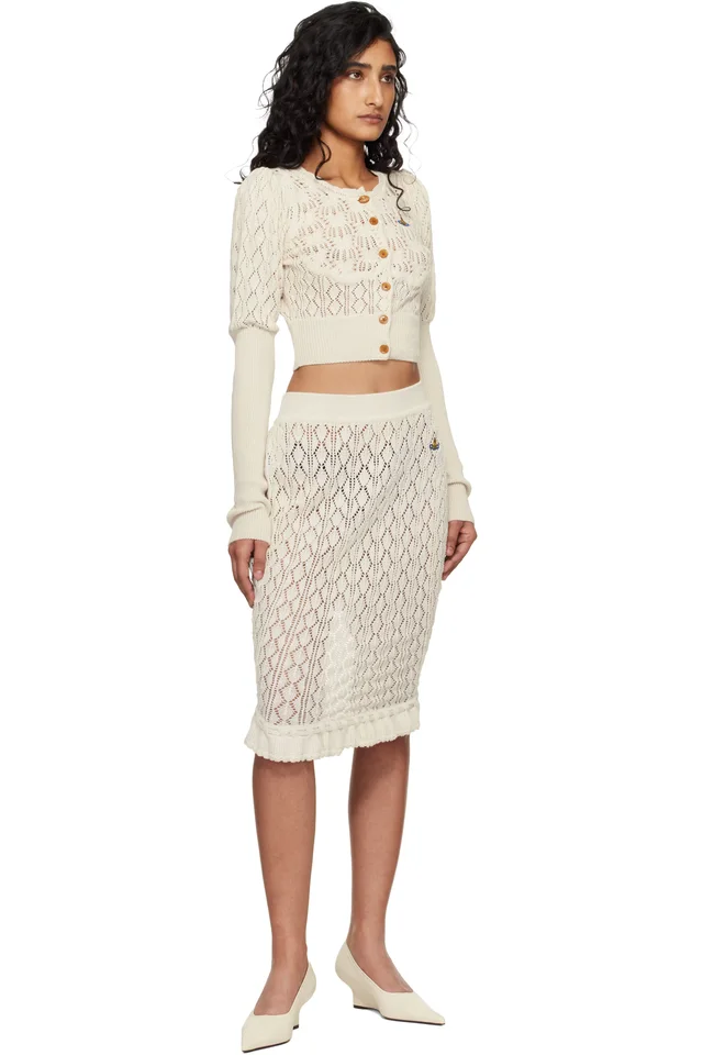 Vivienne Westwood Off-White Ella Cardigan, photo 4 of 4 from SSENSE