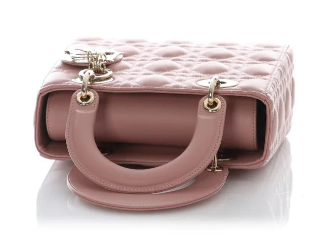 Small Old Rose Pink Lambskin Lady Dior My ABCDior in Pink Lambskin from Ann's Fabulous Finds, photo 7 of 9