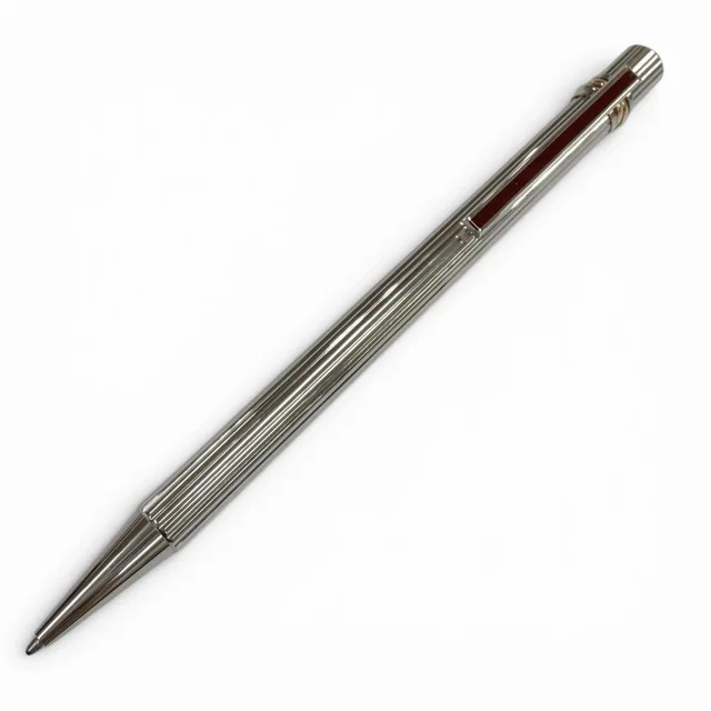 Must de Cartier Silver Ballpoint Pen in Silver from LuxUness