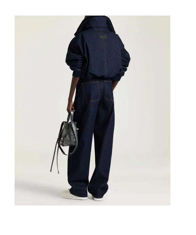 Givenchy Shearling Collar Zip-Up Denim Jacket, photo 8 of 9 from SENSER