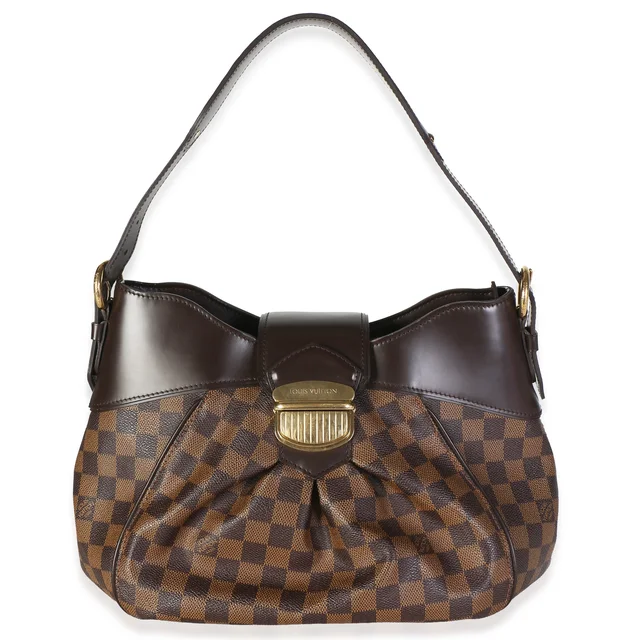 Louis Vuitton Damier Ebene Canvas Sistina MM in Brown Canvas from myGemma