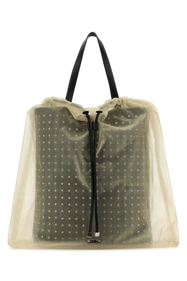 Alexander McQueen Nebula Tote Shoulder Bag — Black in Black Calfskin from HEWI