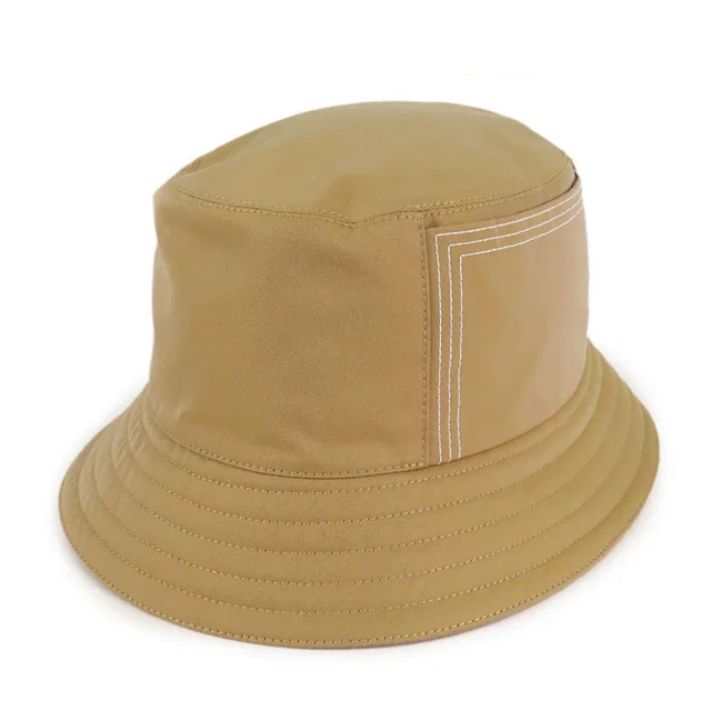 Hermès Fred Stitch Bucket Hat Beige Cotton 59 Hat in Beige from The Reluxe