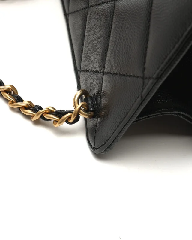 Chanel CC Caviar Chain Backpack in Caviar leather from A Retro Tale, photo 7 of 11