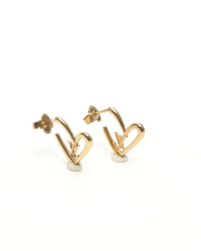 Louis Vuitton Fall In Love Heart Earrings from A Retro Tale, photo 2 of 4