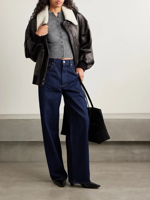 CITIZENS OF HUMANITY Tabitha ribbed wool and cashmere-blend cardigan in Grey, photo 2 of 2 from NET-A-PORTER (Canada)