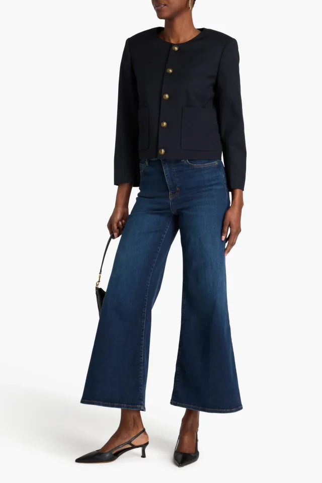 Frame Wool-Blend Twill Jacket, photo 2 of 4 from THE OUTNET