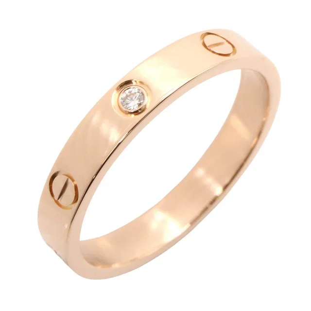 Cartier Mini Love Au750 Diamond Ring Size 20 from LuxUness
