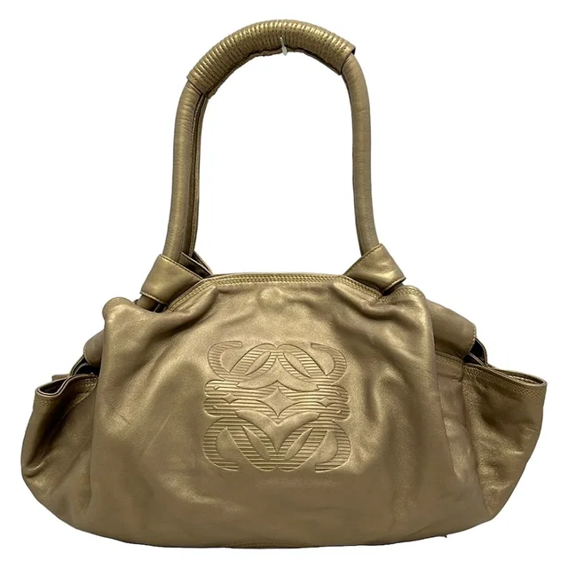 Loewe Handbag Nappa Aire Gold Leather in Gold Nappa leather from The Reluxe