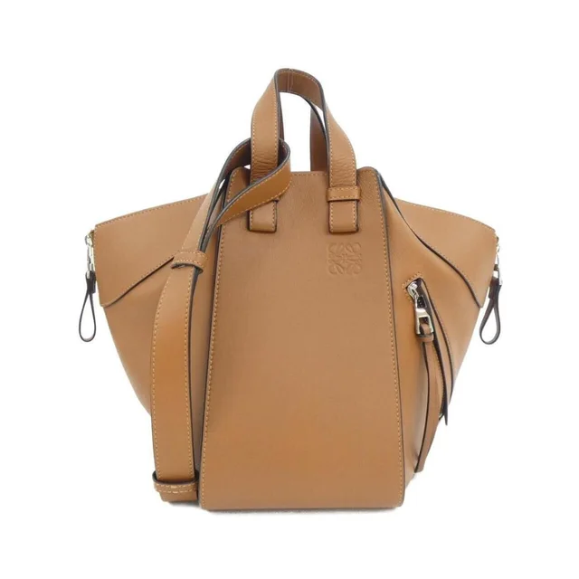 Loewe Hammock Tote Bag Tan Calfskin Leather Brown in red|brown|neutral Calfskin from Poshmark