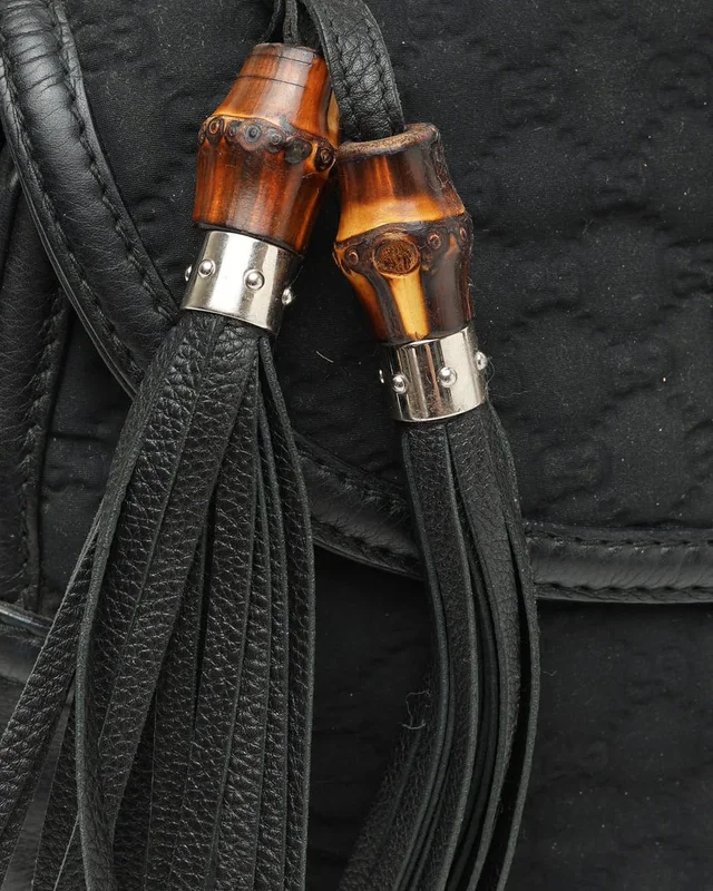 Gucci Large GG Bamboo Bag in Canvas from A Retro Tale, photo 7 of 13