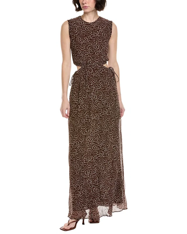 rag & bone Brianna Silk-Blend Maxi Dress, image 1 of 1 from Gilt