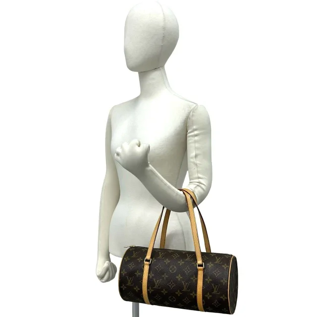 Louis Vuitton Papillon Monogram Handbag in Brown Canvas from LuxUness, photo 2 of 9