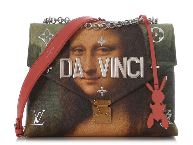 Louis Vuitton Jeff Koons Mona Lisa Chain Bag in Canvas from Ann's Fabulous Finds