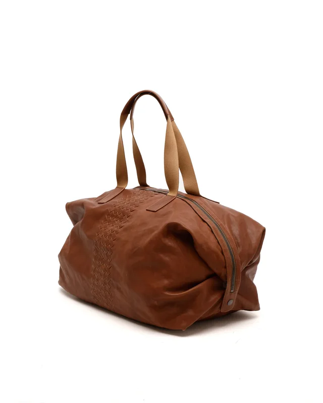 Bottega Veneta Intrecciato Weekend Bag in Woven leather from A Retro Tale, photo 2 of 8