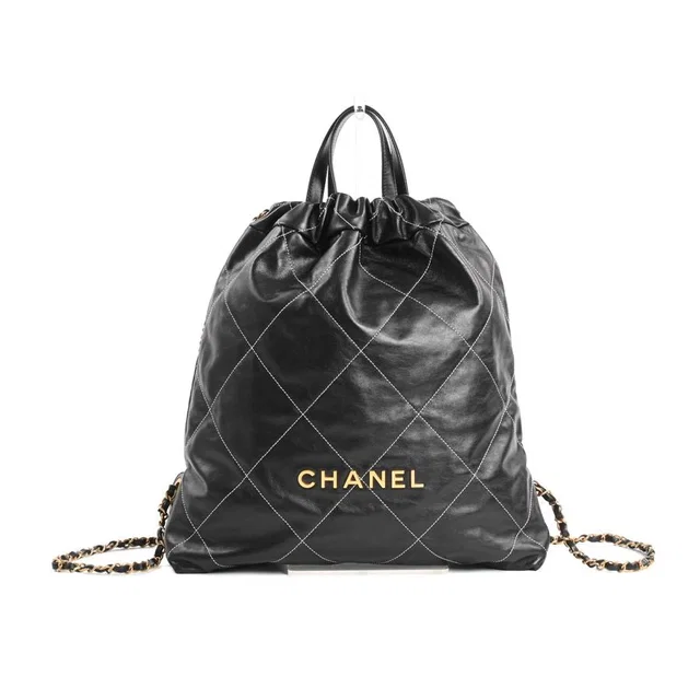 Chanel Backpack Black in Black from The Reluxe