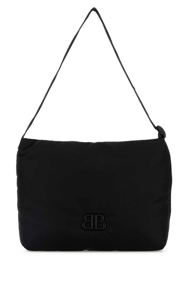 Balenciaga Monaco Shoulder Bag — Black in Black from HEWI