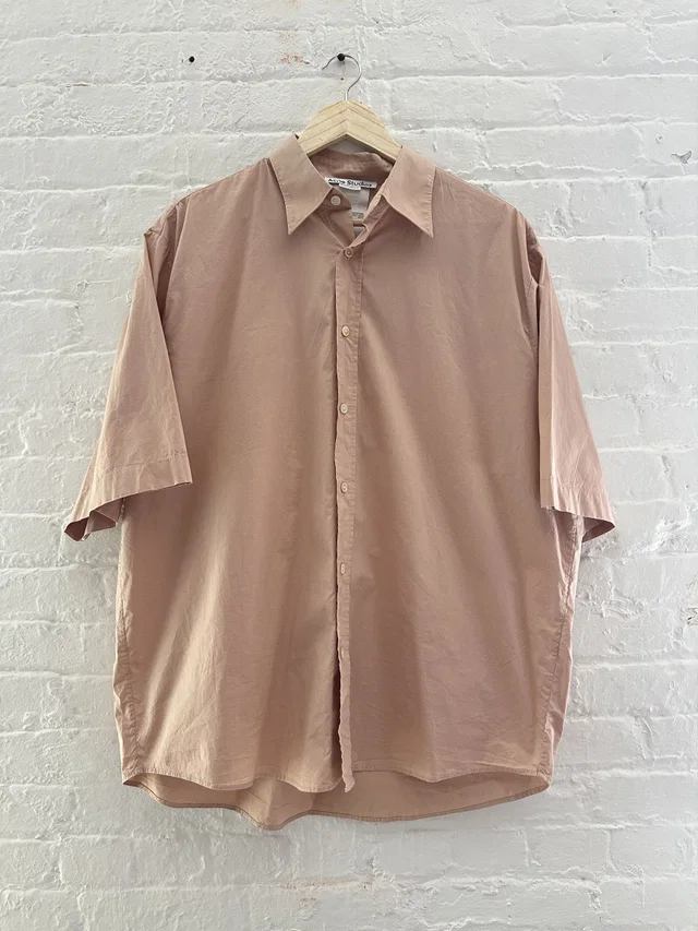 Acne Studios Short Sleeve Button Up Shirt, Men's (Size 2XL) in multicolor from Grailed