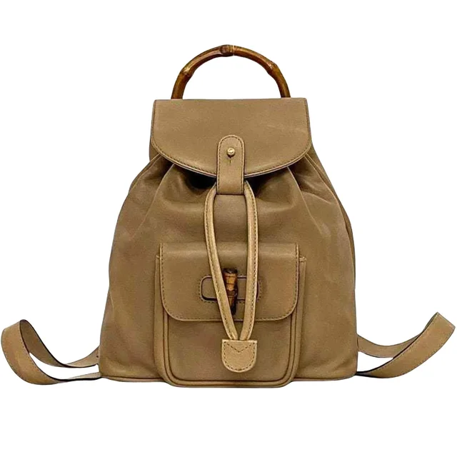 Gucci Bamboo backpacks in Leather from The Brand Collector