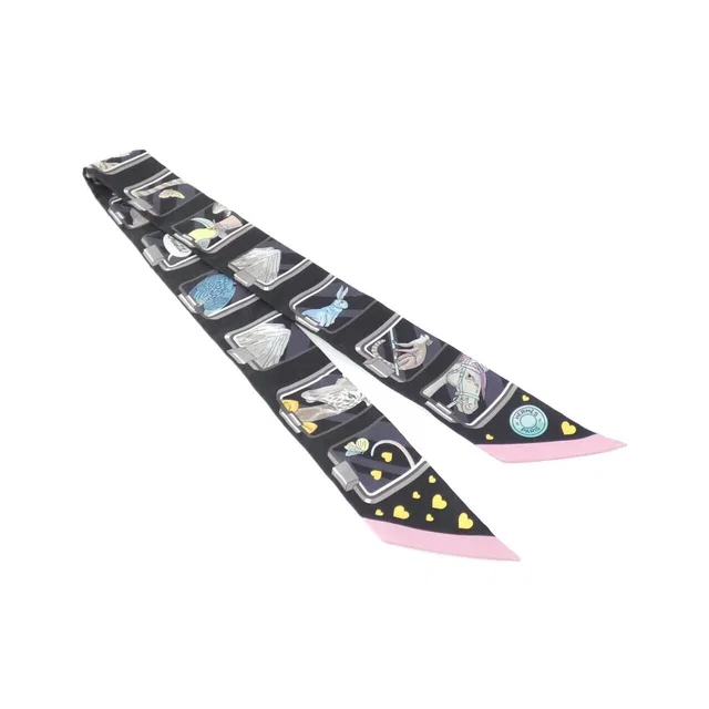 Hermès Story Twilly Scarf in Silk from The Reluxe