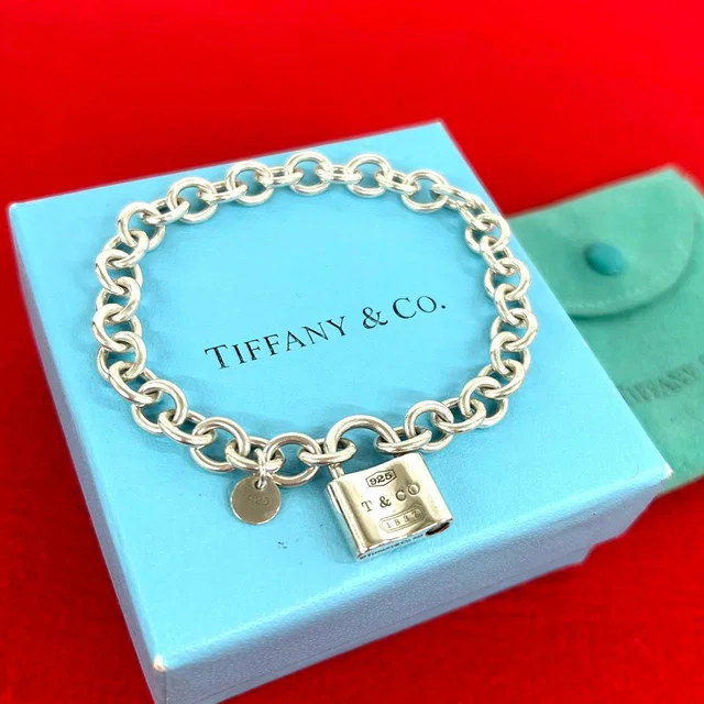 Tiffany & Co. Vintage Cadena Rock Bracelet 1837 925 Sterling Silver in Silver from The Reluxe