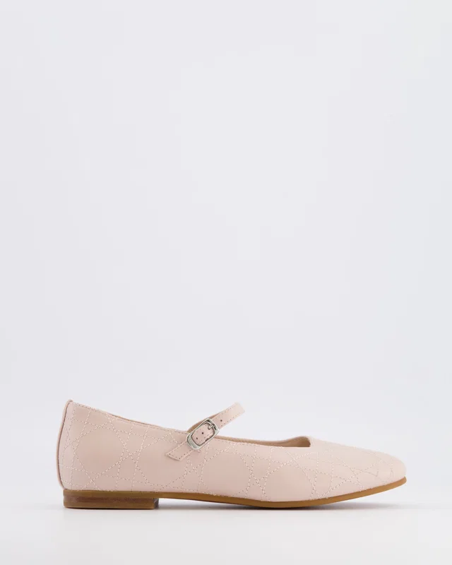 Dior Kids Blush Pink Ballet Flat Shoes Size 34 in Pink from Sellier