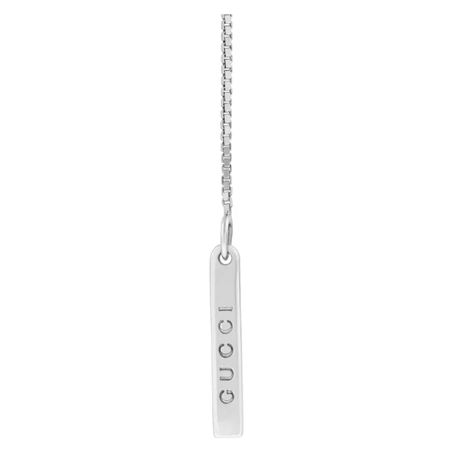 Gucci line 18k white gold necklace in White White Gold from Gray And Sons