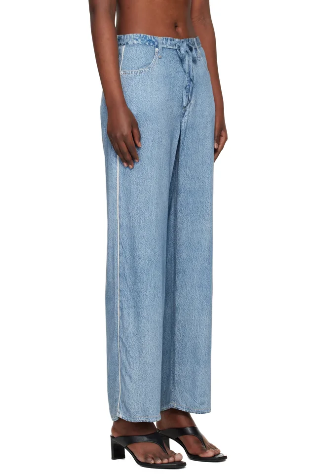 rag & bone Blue Miramar Lounge Pants, photo 2 of 4 from SSENSE