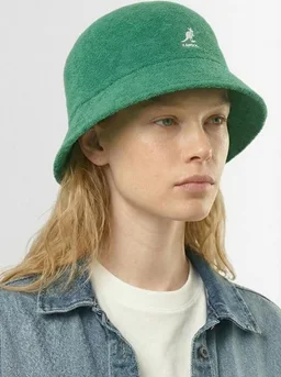 Kangol Wide-brimmed bucket hat in 55% Acrylic, 25% Polyester, 100% Nylon, photo 4 of 7 from LUISAVIAROMA