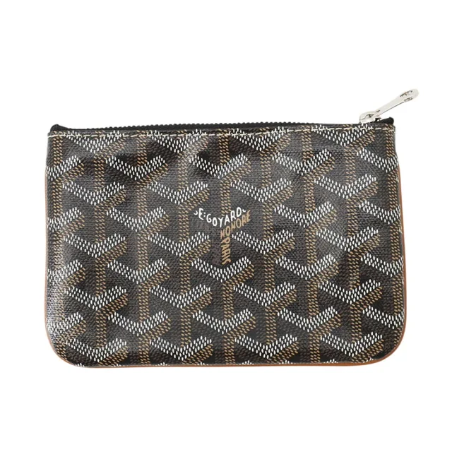 Goyard Sena Pouch Black/TanSENAT2MINTY01CL03P PVC Leather Size Mini in Black Leather from GALLERY RARE, photo 3 of 7