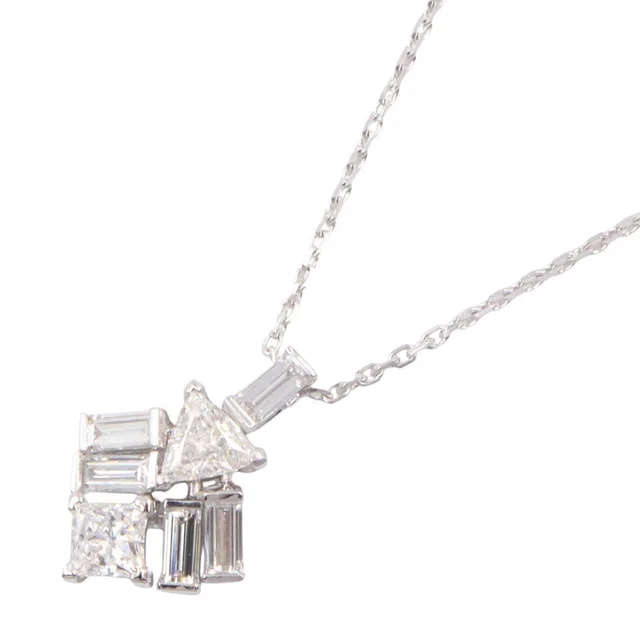 Cartier Diamond Reflection Au750 White Gold Necklace in White from LuxUness