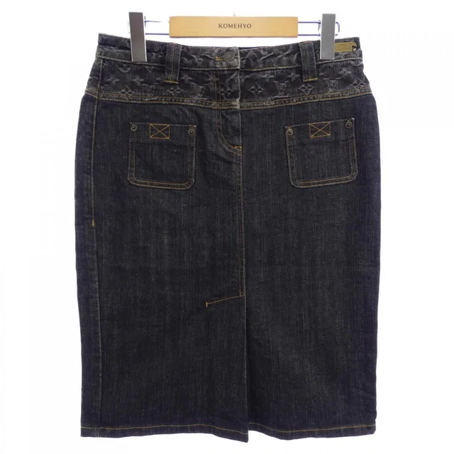 Louis Vuitton Skirt Black in Black from The Reluxe