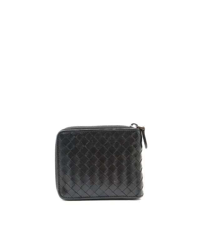 Bottega Veneta Intrecciato Zip Around Wallet in Woven leather from A Retro Tale, photo 2 of 5