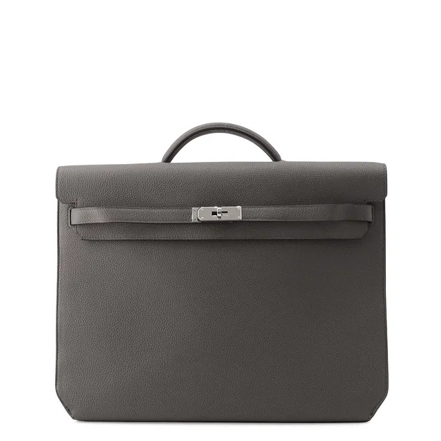 Hermès Kelly Depeche Etain Togo Leather Size 36 in Taupe Togo leather from GALLERY RARE