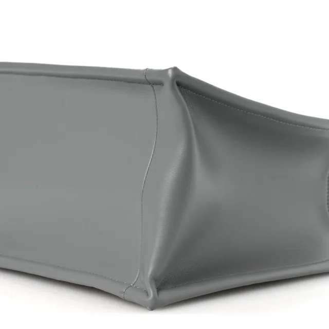Dior Oblique Chambray Calfskin Medium Book Tote in Grey Calfskin from FASHIONPHILE, photo 10 of 12