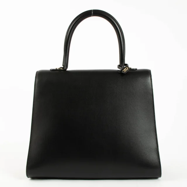Delvaux Box Calf Brillant MM Bag in Black Box leather from Labellov, photo 4 of 6