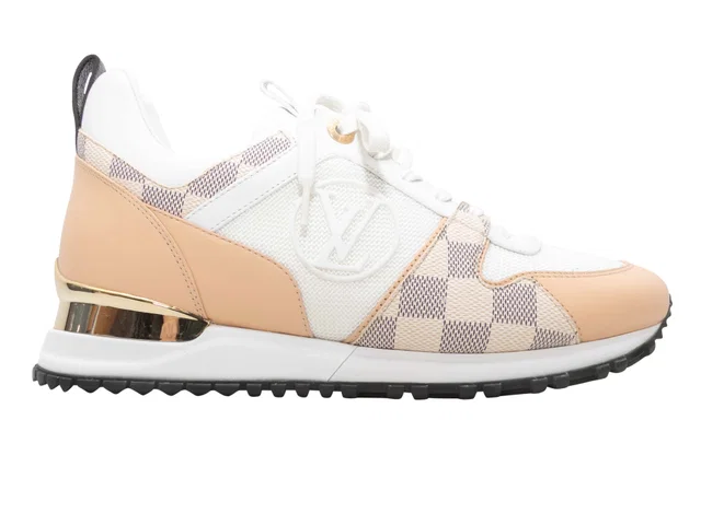 White & Multicolor Louis Vuitton Run Away Sneakers Size 38 in White from Designer Revival