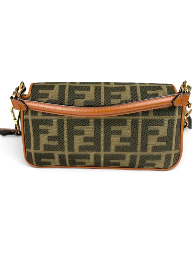 Fendi Monogram Canvas Medium Baguette in Coated canvas from Season 2 Consign, photo 3 of 9