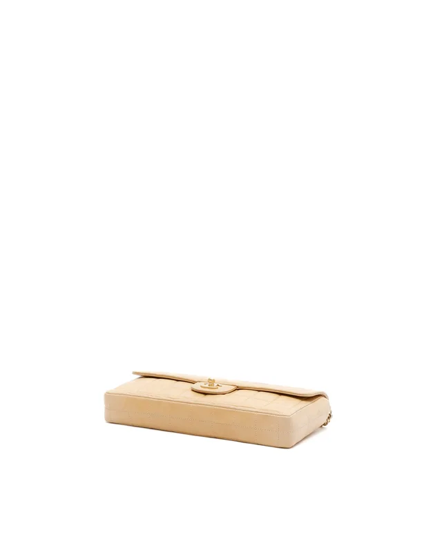 Chanel East West Chocolate Bar Flap Bag in Brown Leather from A Retro Tale, photo 5 of 12