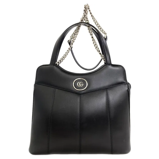 Gucci Petit GG 2-Way Tote Bag Calfskin in Calfskin from The Reluxe