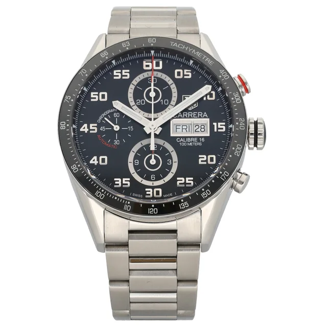 TAG Heuer Carrera CV2A1R 43mm Stainless Steel Watch from H&T