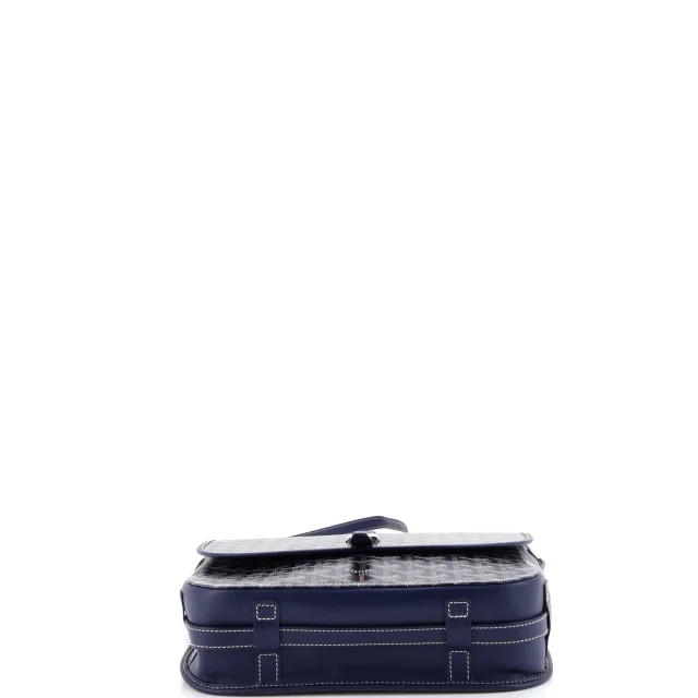 Goyard Belvedere II Messenger Bag Coated Canvas MM in blue Coated canvas from Rebag, photo 4 of 6