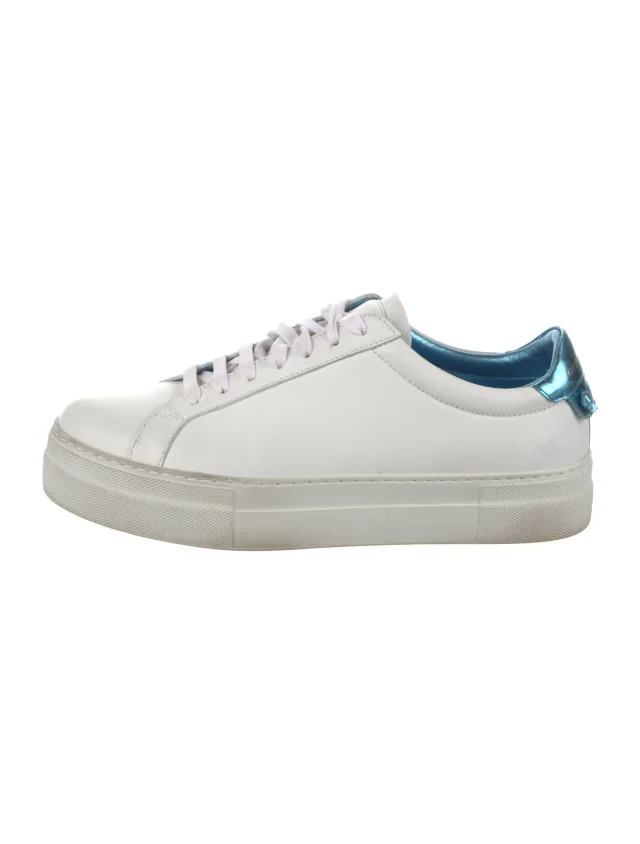 Givenchy Leather Sneakers in white Leather from The RealReal