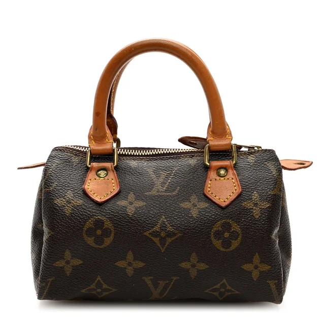 Louis Vuitton Nano Speedy Monogram Coated Canvas Bag - Brown in Brown Coated canvas from H&T